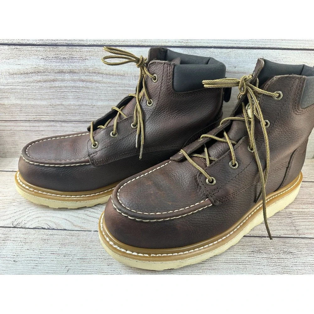 Irish Setter Ashby Men's 6-inch Leather Safety Toe Lace Up Boots Size 11 D NWB
